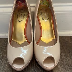 Ted baker muted pink heel